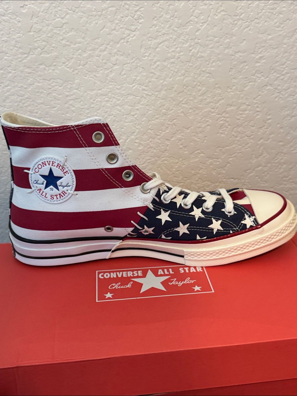 Converse all star American Flag High-Top Sneakers - Red, White & Blue